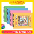 Livro Caderno de Colorir Bobbie Goods com 50 Folhas Premium 180g | Desenhos Infantis e Adultos para Relaxamento Anti-Estresse
