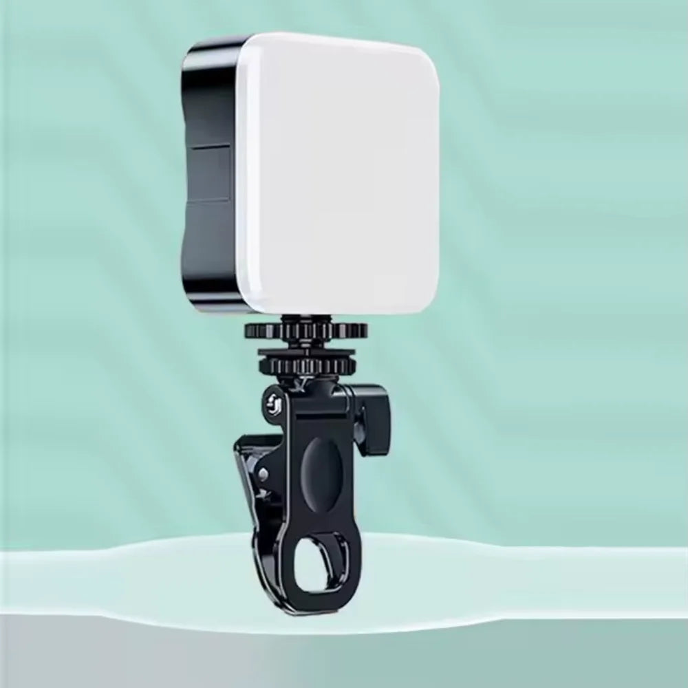 Luz de Selfie LED com 3 Tons + Efeitos Coloridos