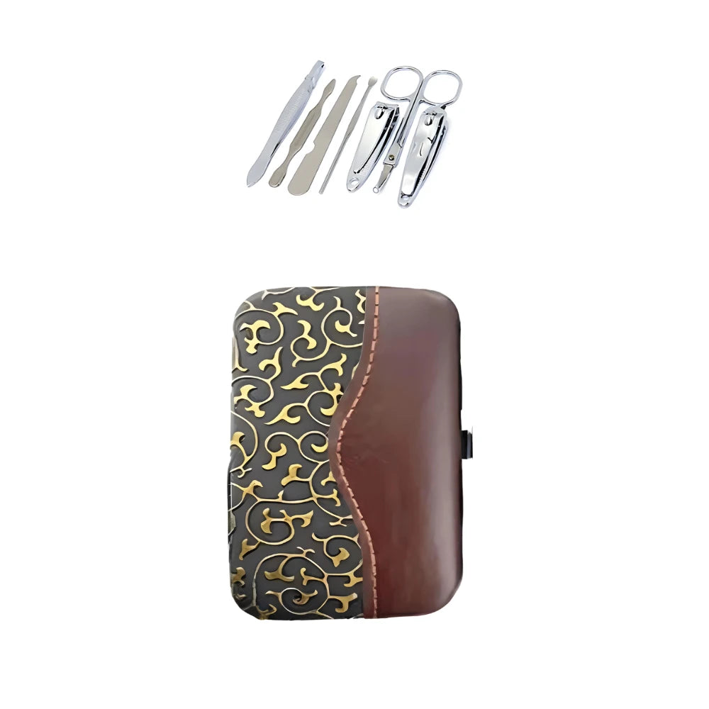 Kit De Cuidados Com As Unhas – Conjunto De Manicure E Pedicure Com Cortador, Tesoura E Pinça