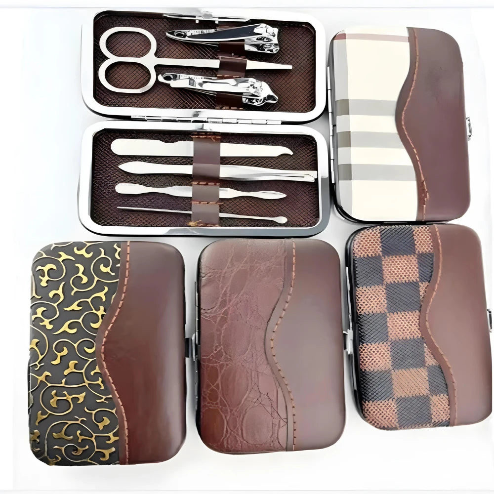 Kit De Cuidados Com As Unhas – Conjunto De Manicure E Pedicure Com Cortador, Tesoura E Pinça