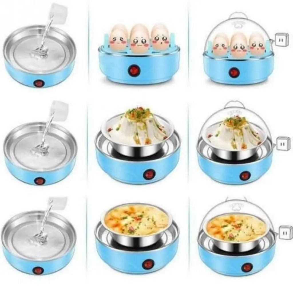 Cozedor de Ovos 110v Elétrico Portátil Cozinha à Vapor cores sortidas