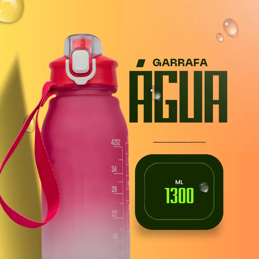 Garrafa Degrade 1300  ML Motivacional