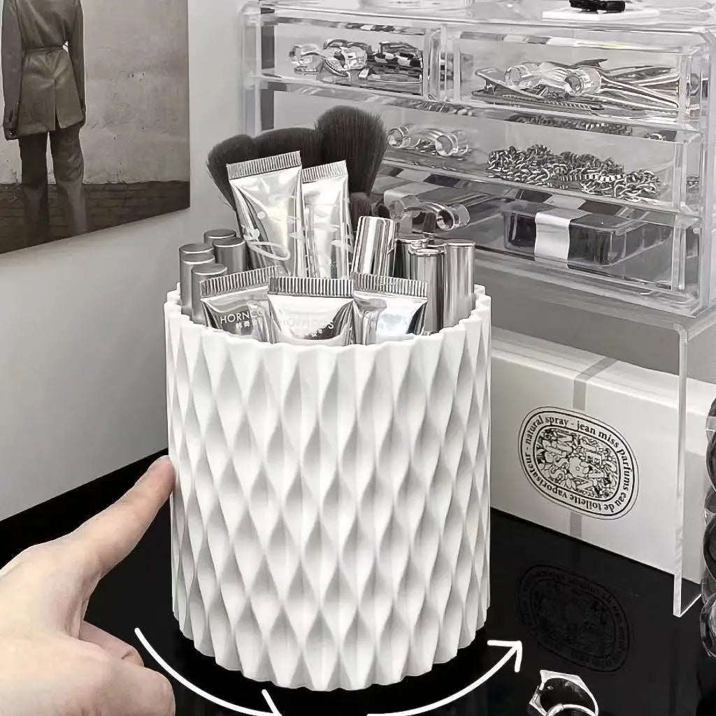 Porta Pinceis e Caneta Giratório de 360° para pincéis de maquiagem