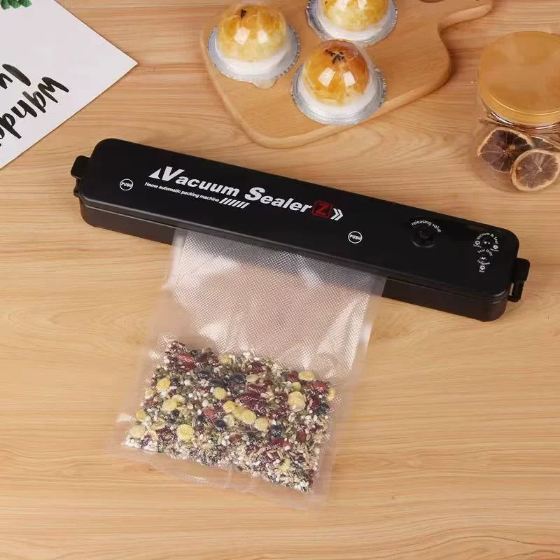Máquina de embalagem automática de alimentos, selagem a vácuo, portátil, doméstica, selagem de alimentos, ajudante de cozinha