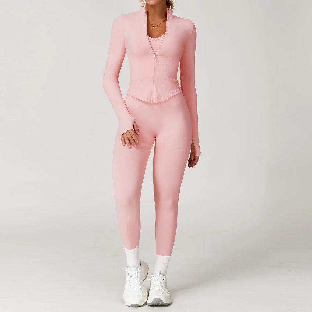 2/3/4 pçs conjunto de yoga roupas de ginásio roupas esportivas sem costura leggings