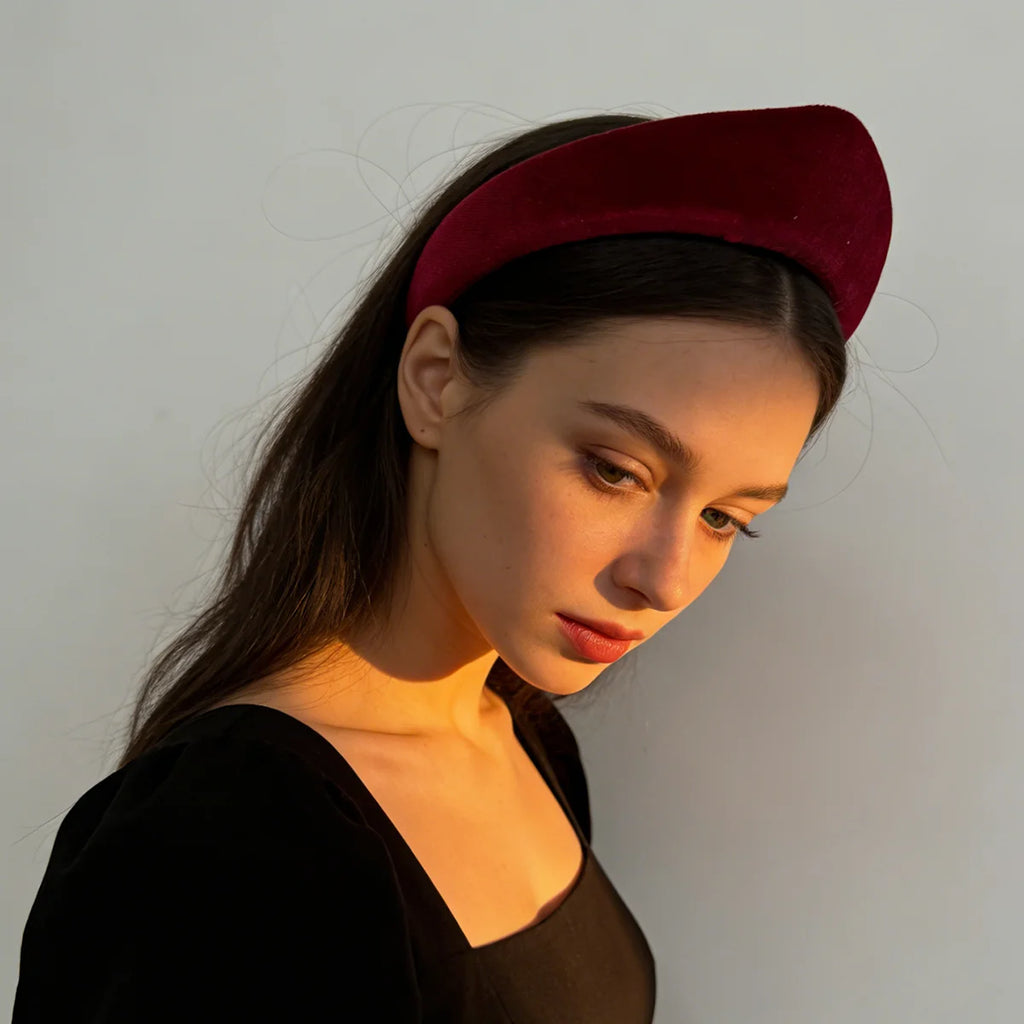 Tiara Retro Triangular Almofadada, Acessórios de Cabelo para Mulheres e Meninas