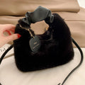 bolsas de pelúcia alça franzida pequena