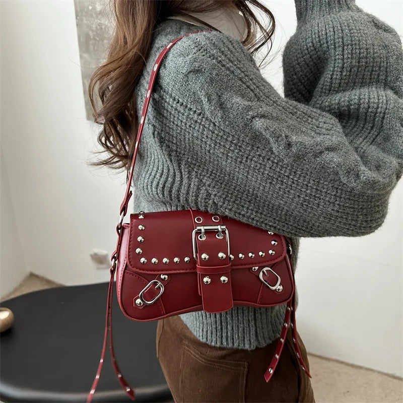 bolsa de ombro y2k design luxo
