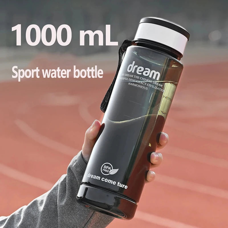 Garrafa de água portáteis esportivas, 1000ml