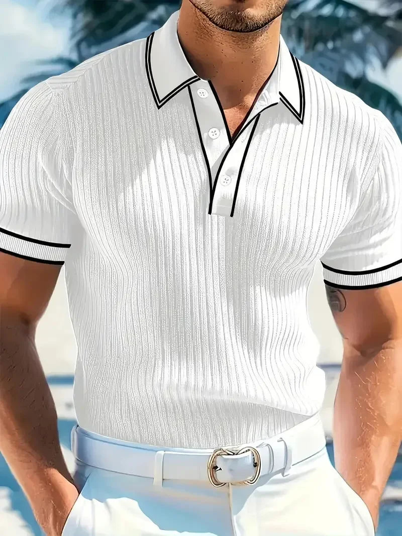 Camisa Polo Masculina de Verão