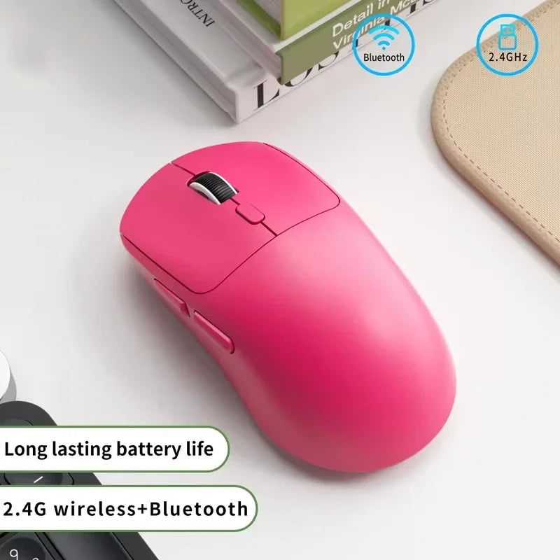 Mouse Lenovo Bluetooth 2.4G Sem Fio Três Modos Recarregável Ergonômico