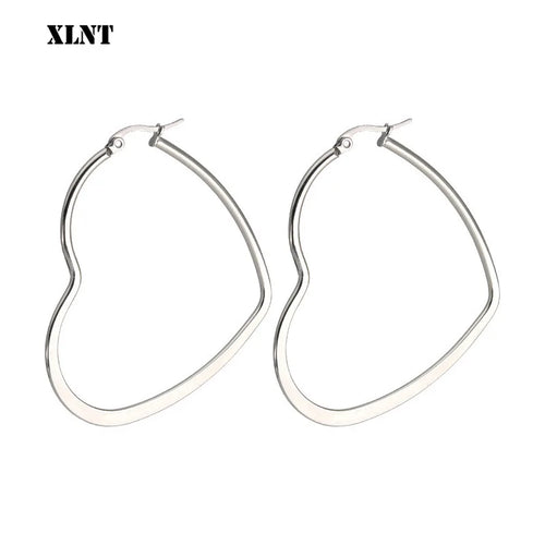 brincos para mulheres ouro prata cor cobre simples amor jóias românticas