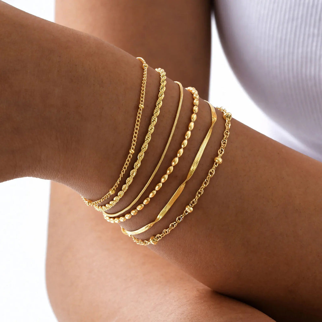 Pulseira de pérolas elásticas de 10 mm para mulheres joias