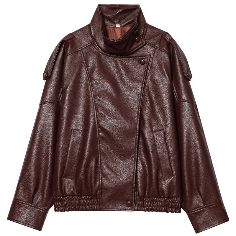 jaquetas pretas de couro sintético  jaqueta bomber