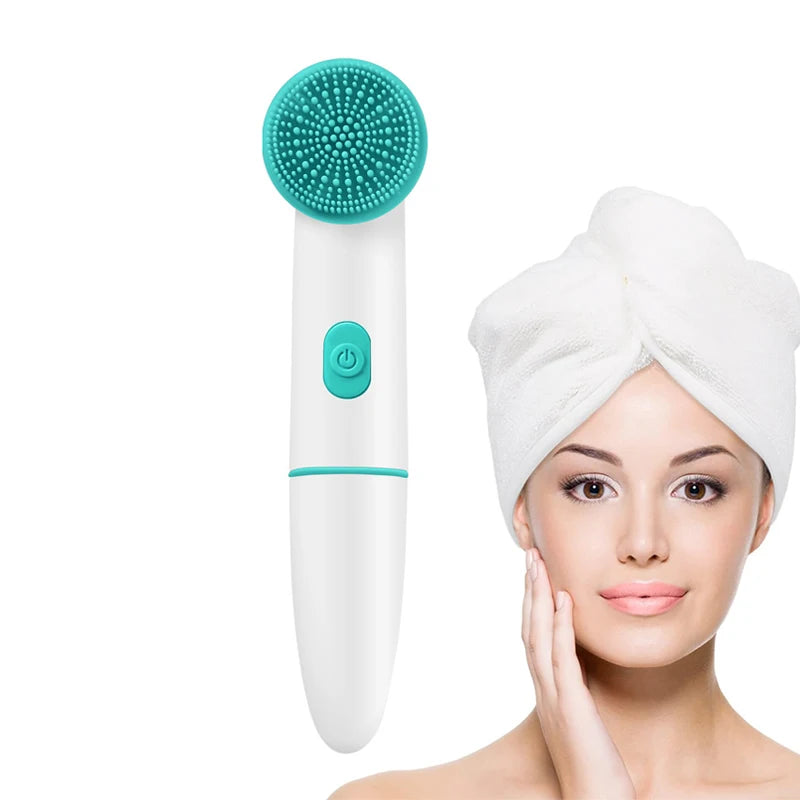 Escova de Limpeza Facial Elétrica Multifuncional, Exfoliador de Pele