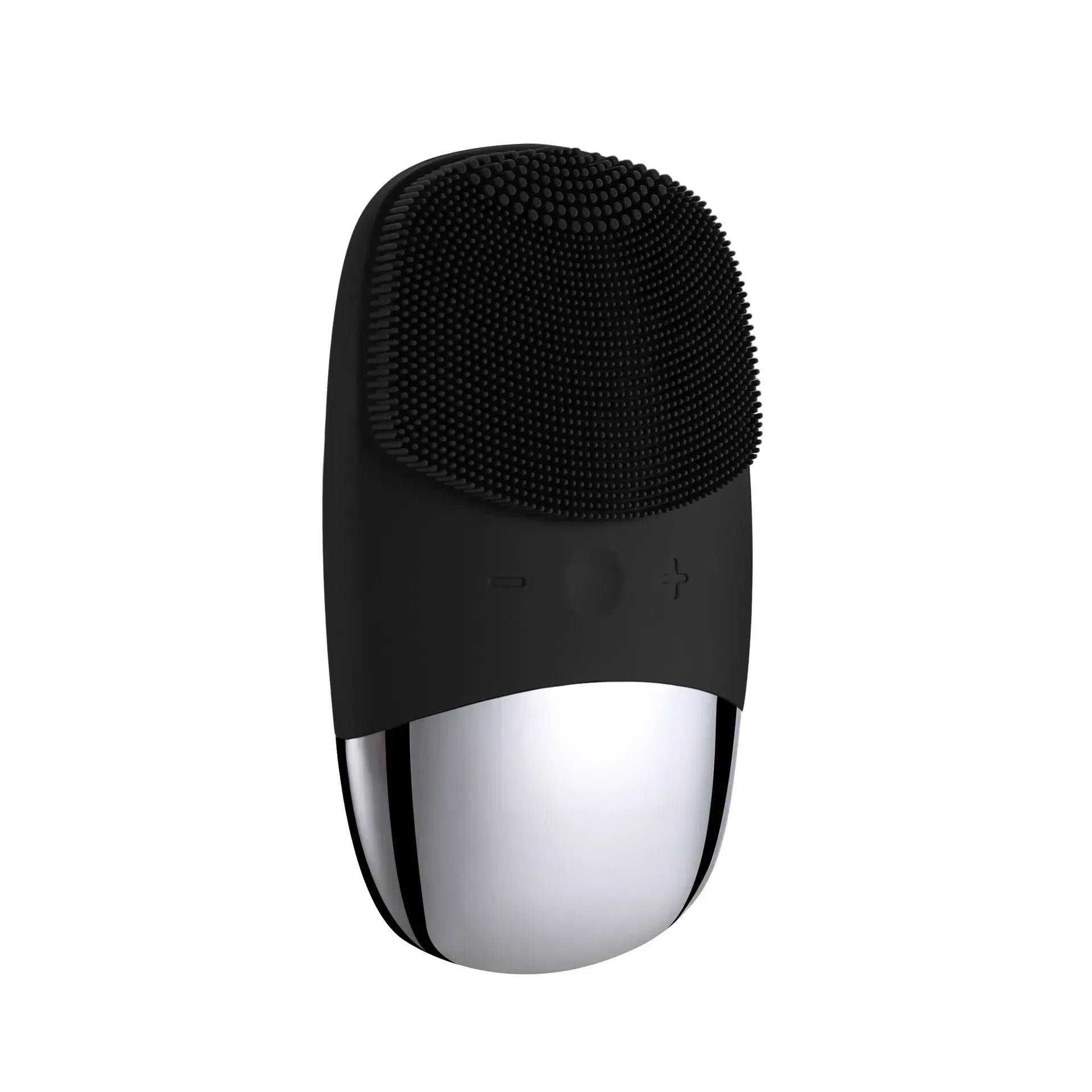 Escova elétrica de limpeza facial, silicone ipx7, à prova d'água