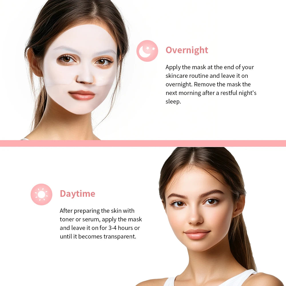 Bio-colágeno máscara facial profunda encolher poros hidratação profunda