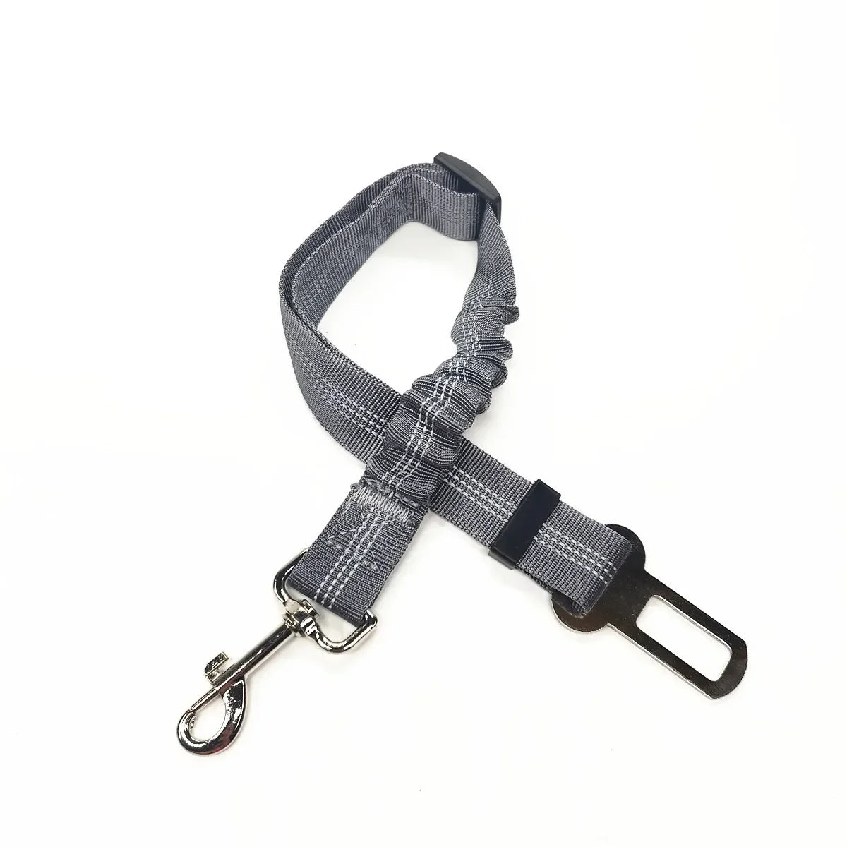 Cinto de segurança ajustável para carro, gato, cachorro, assento para animais de estimação, veículo, clipe de chumbo, alavanca de segurança, tração, coleiras para cães, acessórios para cães