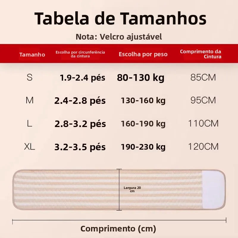 Cinto Térmico para Abdômen, Proteção Contra Frio e Modelador