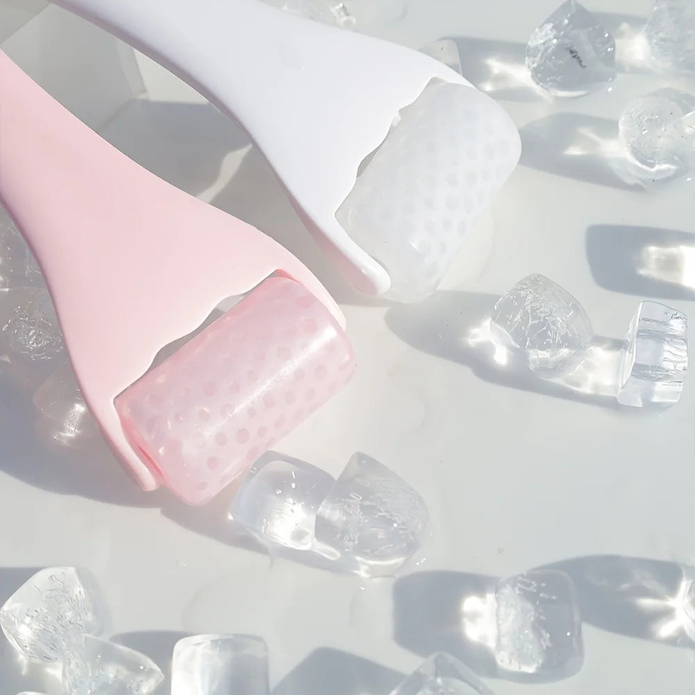 Rolo de gelo em gel para cuidados faciais
