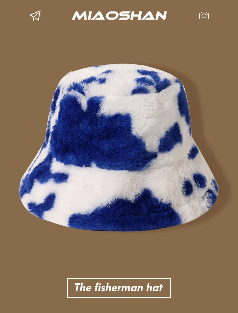 Chapéu Bucket Estiloso com Estampa de Leopardo feminino