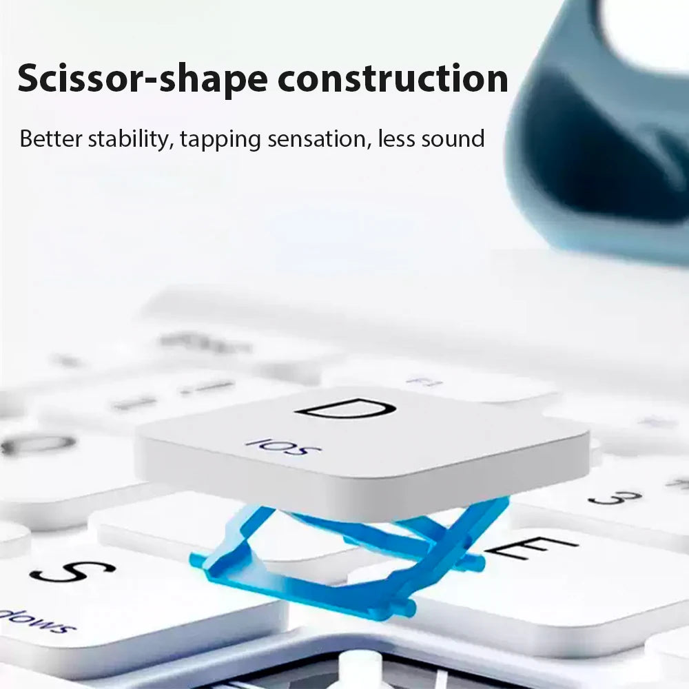 Teclado sem fio rosa e mouse Para ios windows bluetooth