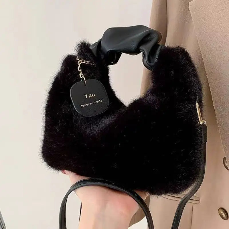 bolsas de pelúcia alça franzida pequena