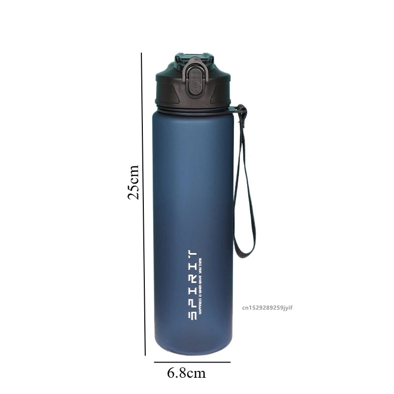 Garrafa de água de 750ml com marcador de tempo