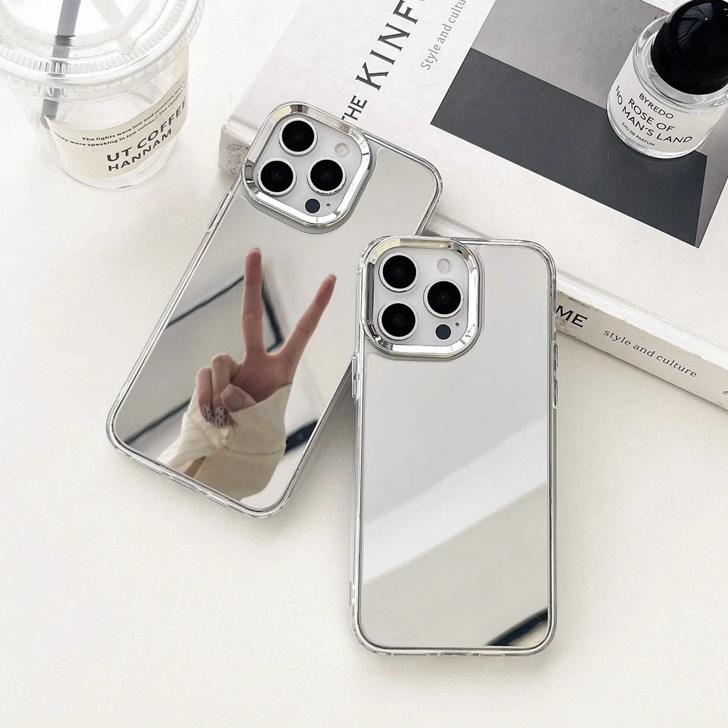 Capinha de celular espelho para iphone