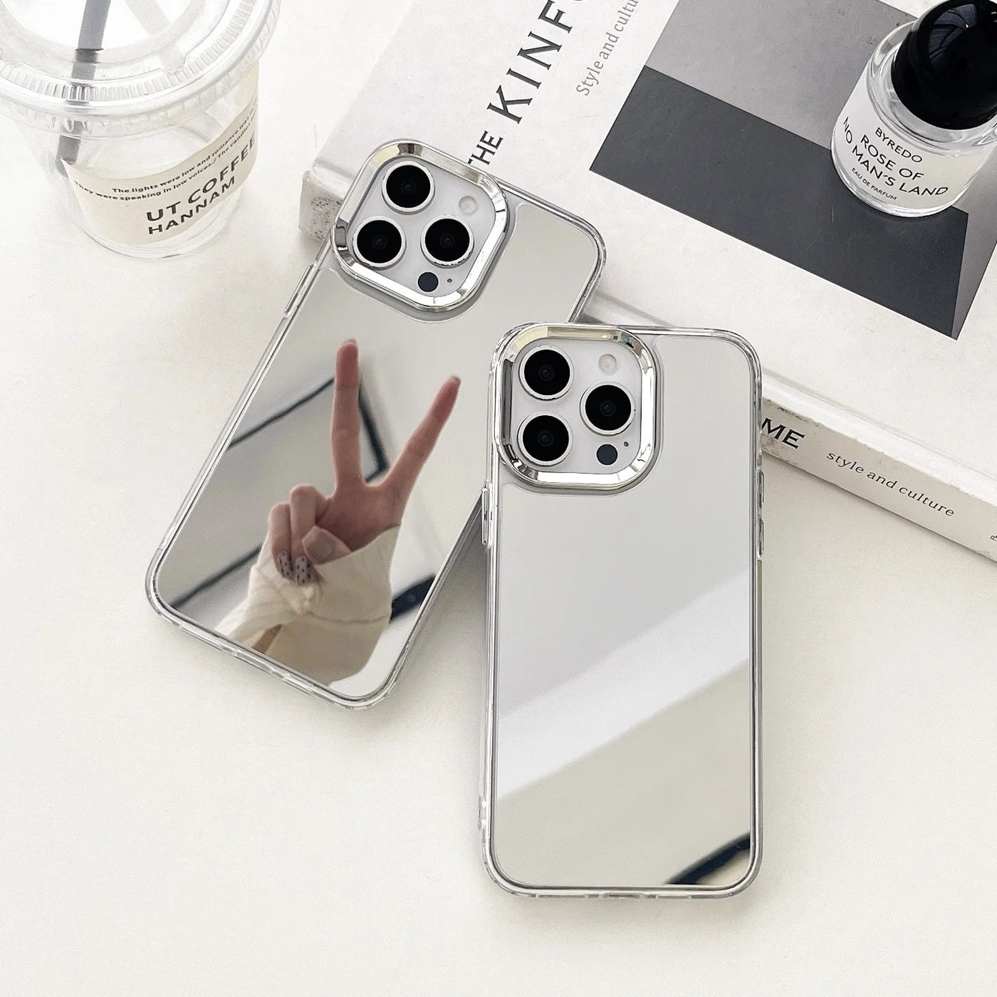 Capinha de celular espelho para iphone