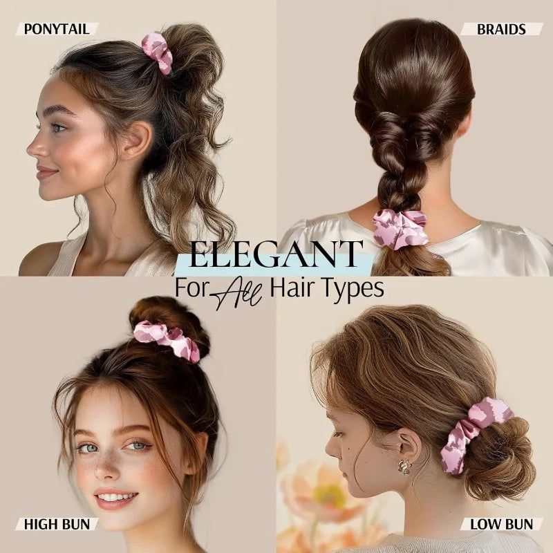 1pc  scrunchie laço de cabelo elástico acessórios para o cabelo feminino