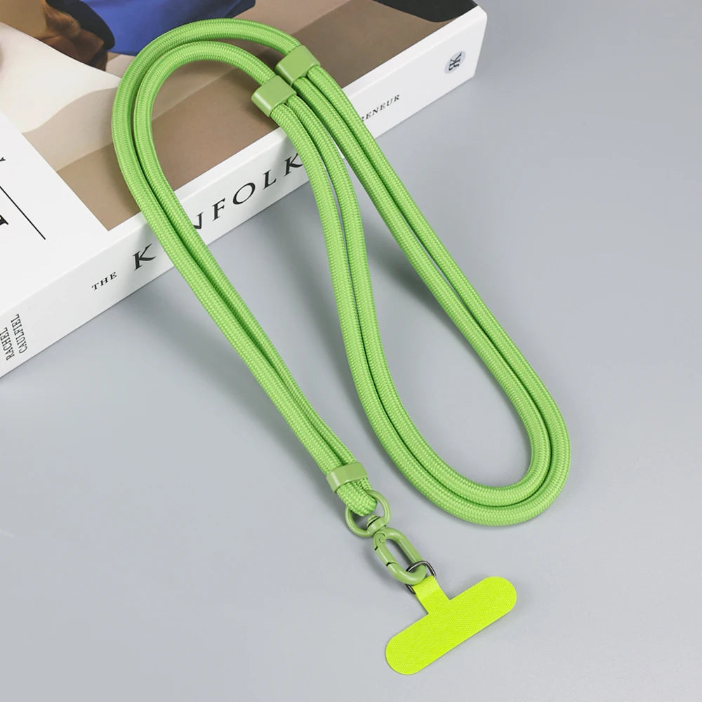 Cordão universal para telefone, colar crossbody, alça ajustável para iphone