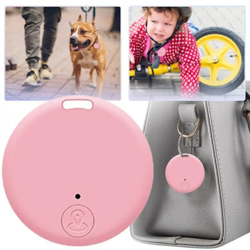 Mini Localizador GPS para Animais de Estimação e Cães, Alarme AntiLost, Smart Tag, Chaveiro Tracer Compatível com Bluetooth, Carteira e Dog Tracker, Key Finder