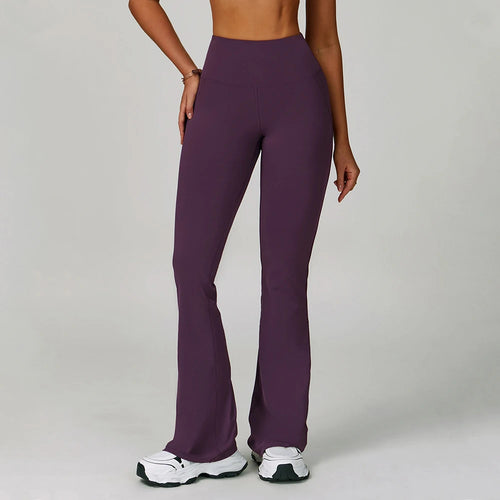 Calças de perna larga mulheres fitness legging