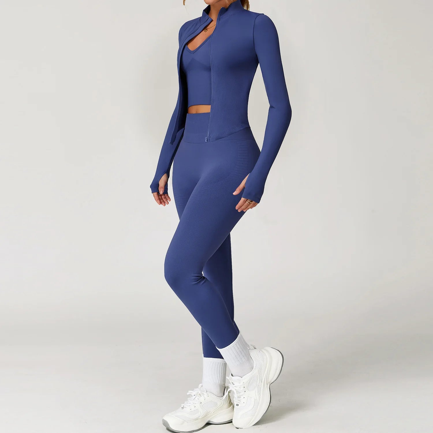 2/3/4 pçs conjunto de yoga roupas de ginásio roupas esportivas sem costura leggings