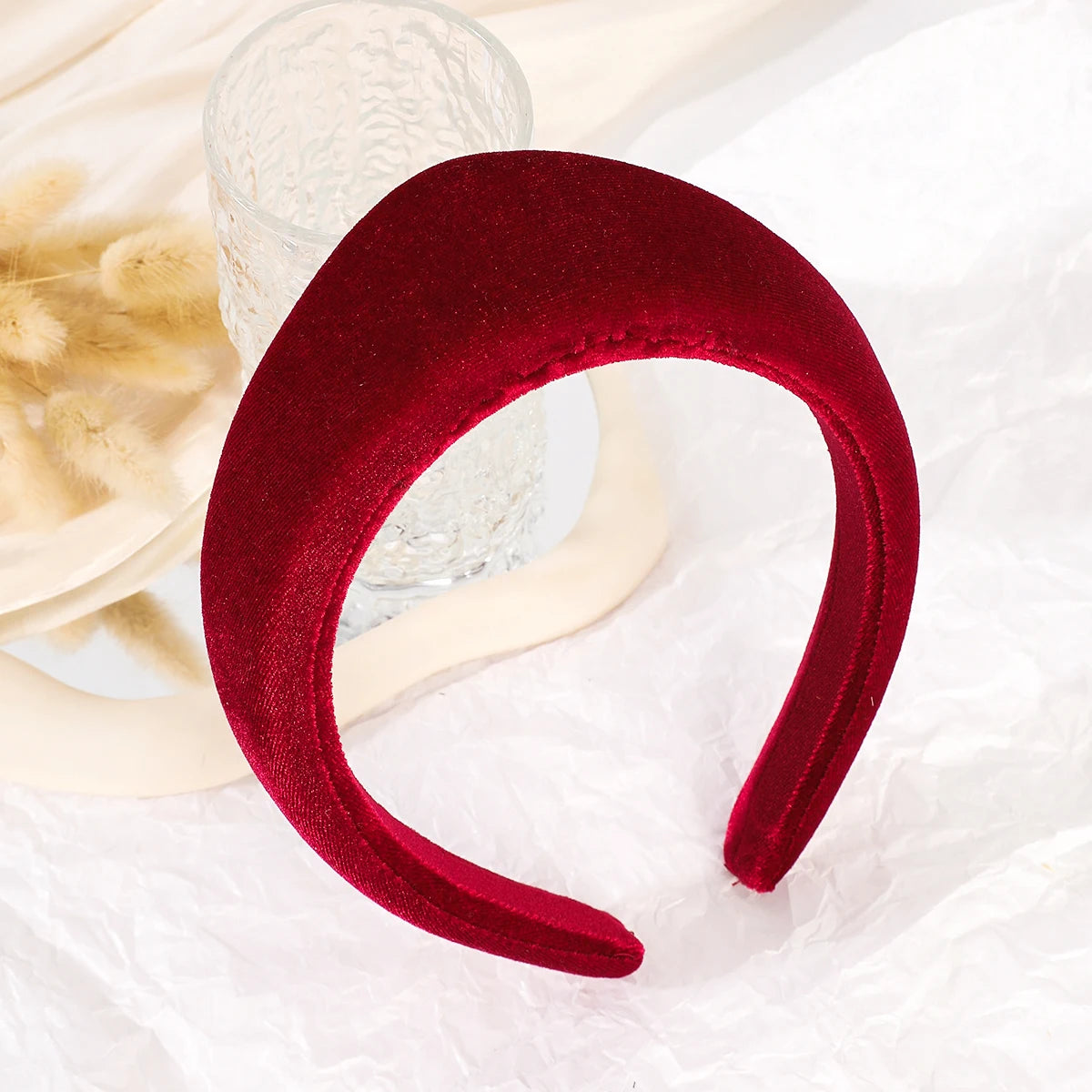 Tiara Retro Triangular Almofadada, Acessórios de Cabelo para Mulheres e Meninas