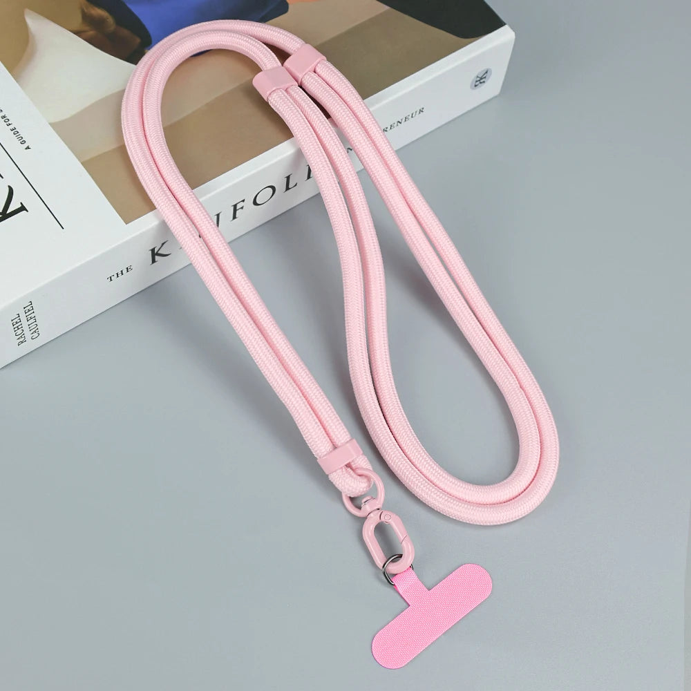 Cordão universal para telefone, colar crossbody, alça ajustável para iphone
