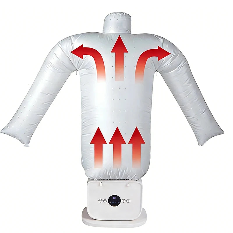 Multi-função portátil máquina de secador de roupas elétrica dobrável automático cabide ferro a vapor uso doméstico habitação de plástico