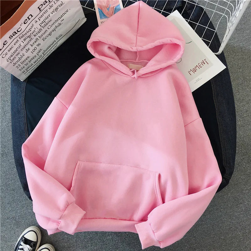 Moletom casual feminino confortável