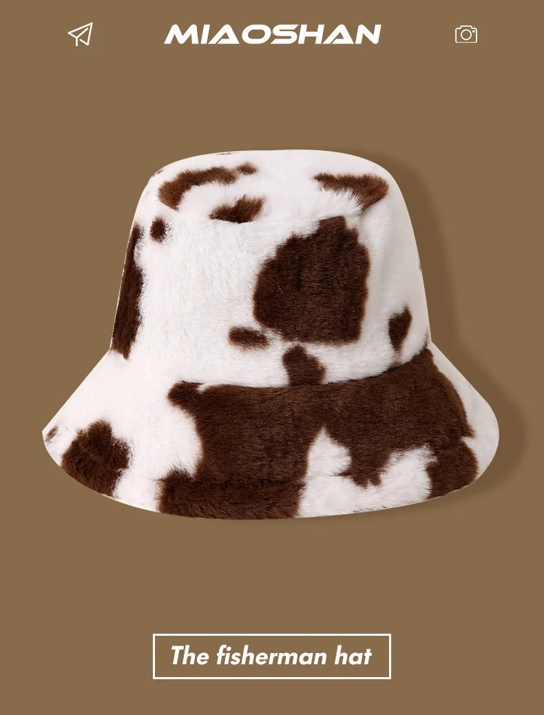 Chapéu Bucket Estiloso com Estampa de Leopardo feminino
