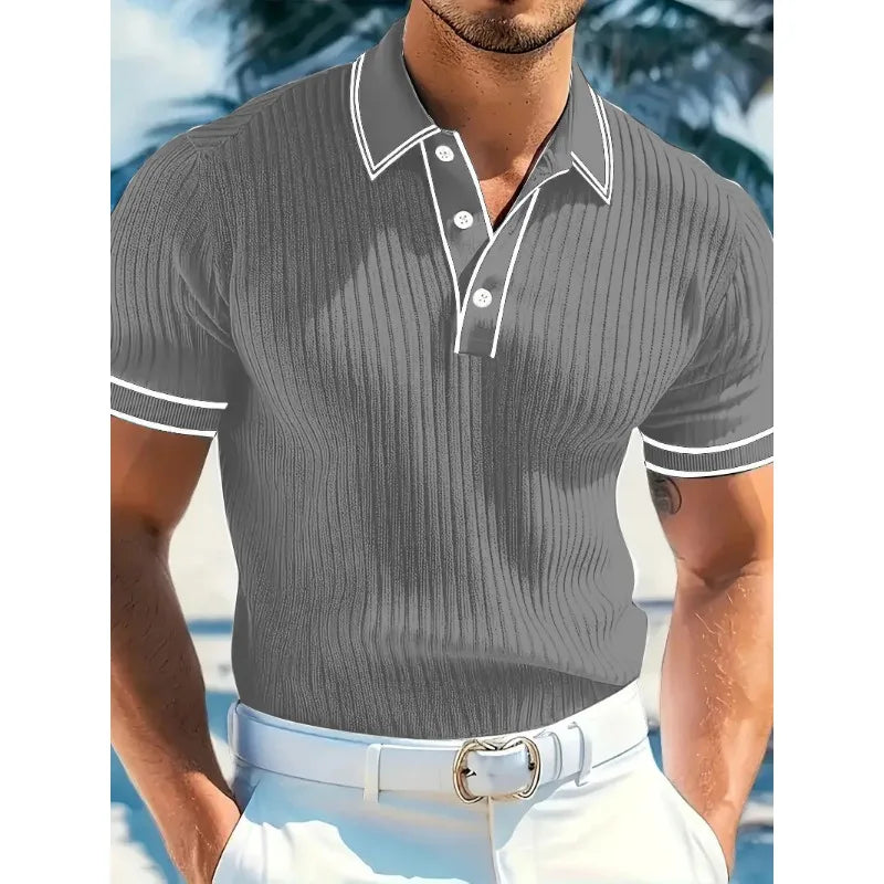 Camisa Polo Masculina de Verão
