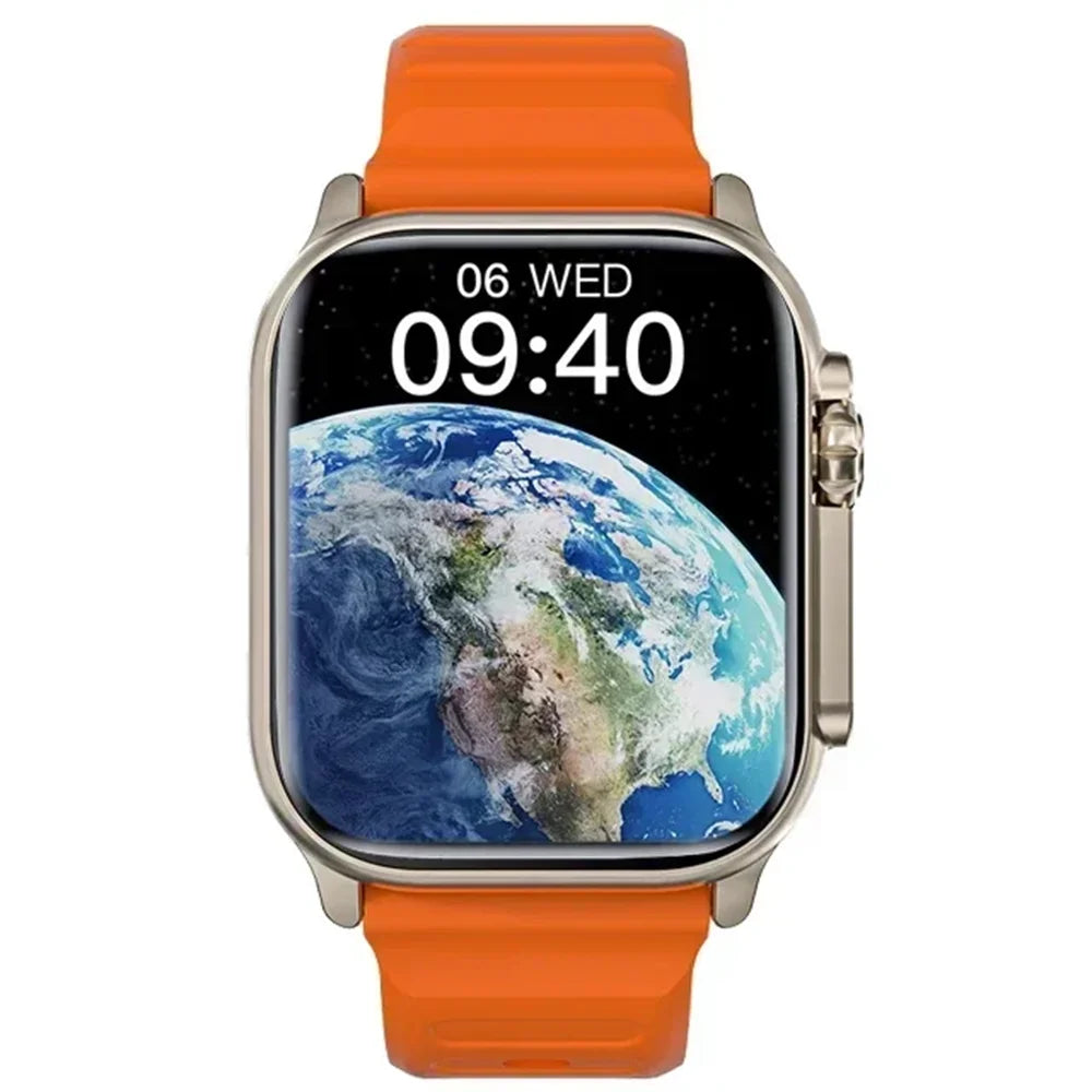 LAXASFIT Smartwatch Bluetooth Talk Smartwatch Aviso de mensagem Monitor de frequência cardíaca Relógio esportivo para Android IOS Homens Mulheres