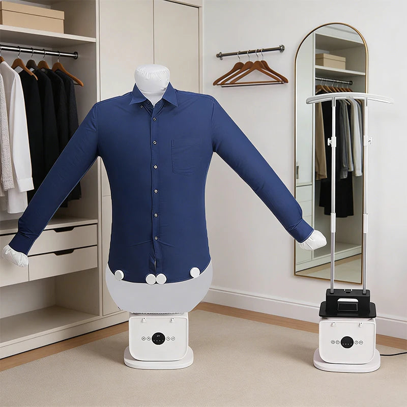 Multi-função portátil máquina de secador de roupas elétrica dobrável automático cabide ferro a vapor uso doméstico habitação de plástico
