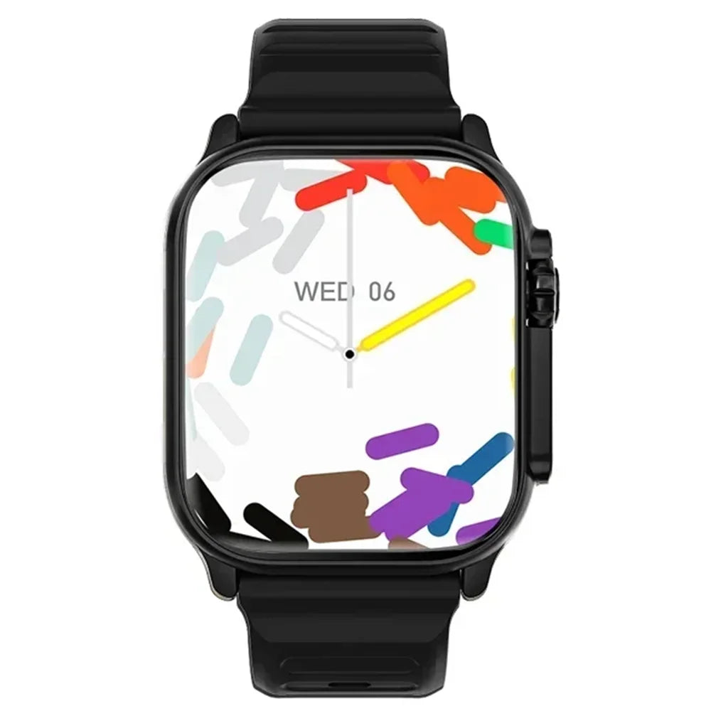 LAXASFIT Smartwatch Bluetooth Talk Smartwatch Aviso de mensagem Monitor de frequência cardíaca Relógio esportivo para Android IOS Homens Mulheres