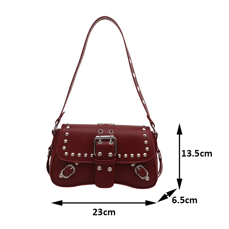 bolsa de ombro y2k design luxo