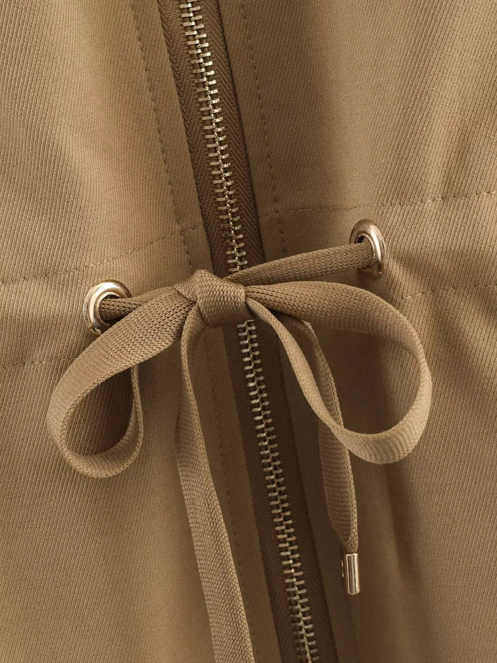 Conjunto feminino causal calças ternos mangas compridas jaquetas + calças com cordão conjunto cáqui