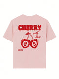 Camiseta com Estampa de Cereja