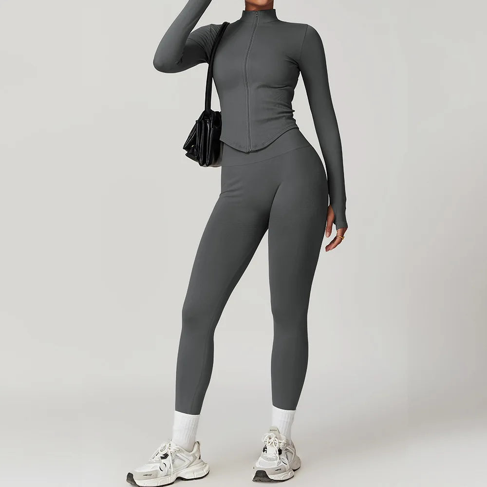 2/3/4 pçs conjunto de yoga roupas de ginásio roupas esportivas sem costura leggings