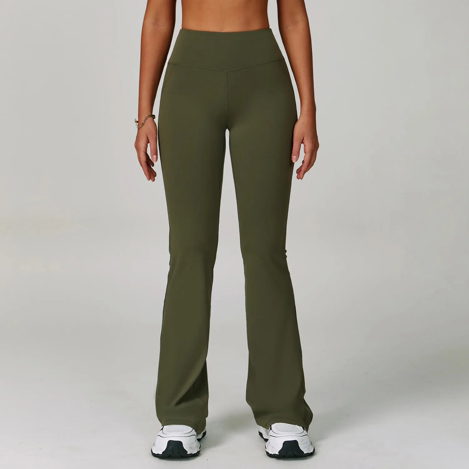 Calças de perna larga mulheres fitness legging