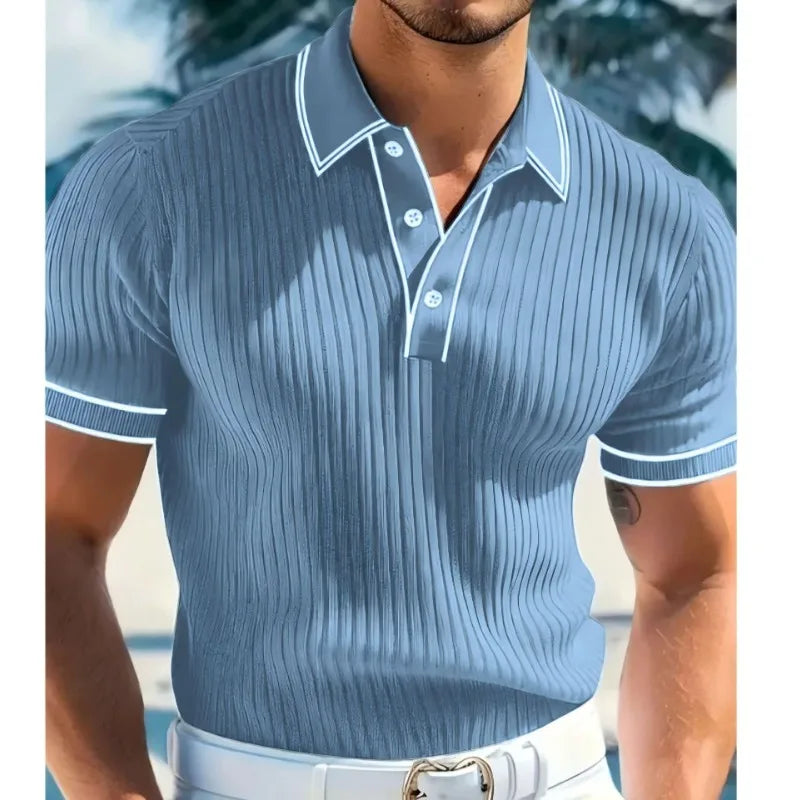 Camisa Polo Masculina de Verão